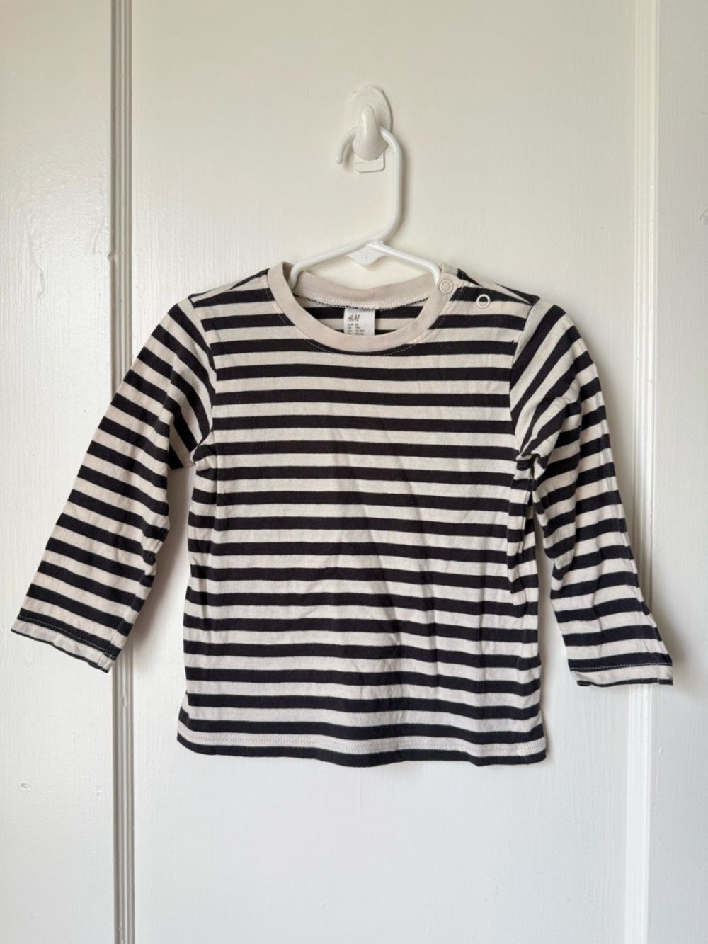H&M striped long sleeve shirt